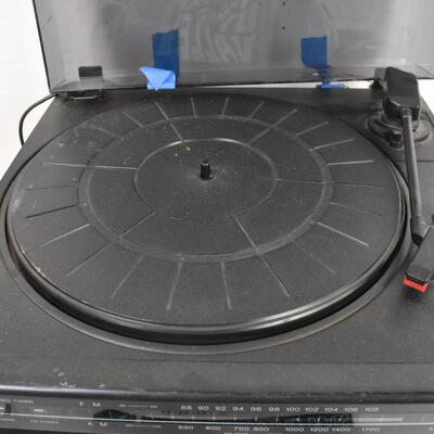 Panasonic Model SG-HM09A Compact Audio System with Record Player, Missing Knob