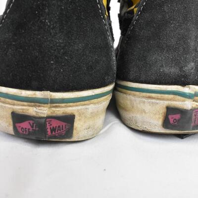 4 Pairs of Shoes: 7.5 Vans, Pink New Bounce (7.5), Tactical Boots (7.5) Brooks