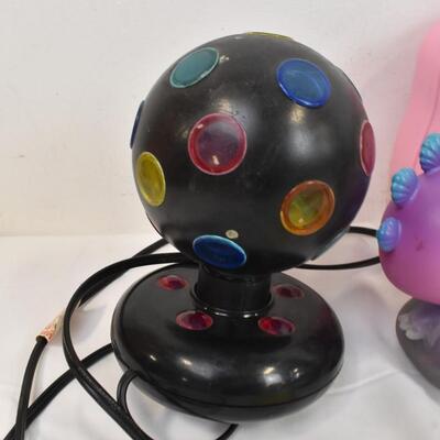 15 Item Kid Toy Lot: Disco Ball, Slinky, Wood Blocks, Squish Ball, Purse