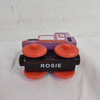Vintage Toys: Thomas "Rosie" Train, Red Car, McDonalds Hamburglar 1991 Airplane