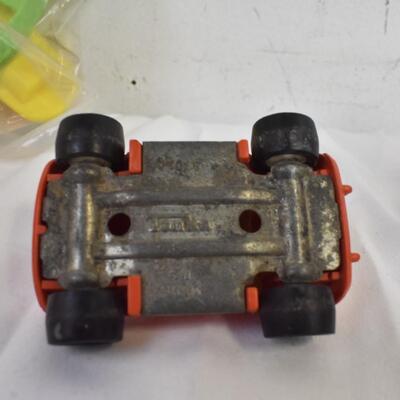 Vintage Toys: Thomas "Rosie" Train, Red Car, McDonalds Hamburglar 1991 Airplane