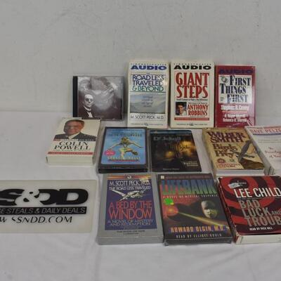 12 pc Media, CDs, Cassette Tapes: Up From The Hills -to- Bad Luck and Trouble