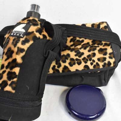 Personal Care Lot: Hampshire Bag, Glacier Gear Bottle and Lunch Box, Soap, Alarm