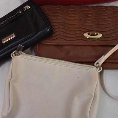 9 Purses: Victoria's Secret Bags, Kate Spade Hedgehog Bag, 5 Leather Bags, Love