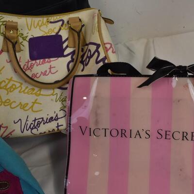 9 Purses: Victoria's Secret Bags, Kate Spade Hedgehog Bag, 5 Leather Bags, Love