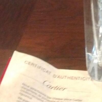 Cartier Etched Crystal Decanter with COA