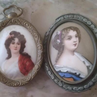 Two Portrait Miniatures
