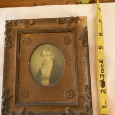 Watercolor Portrait Miniature by Collectible Early 19th Century Artist Sarah Biffin