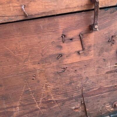 Antique tool box