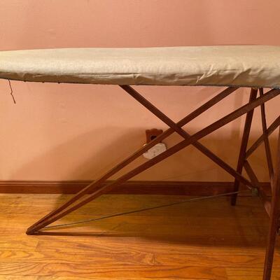 Cool old wooden ironing board