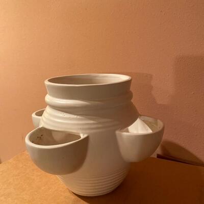 Vintage McCoy pottery large strawberry planter