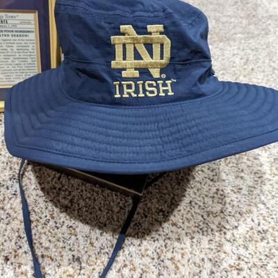 Notre Dame 4 Horseman 1925 framed & hat