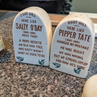 Vintage Salt and Pepper Shakers - 3 sets