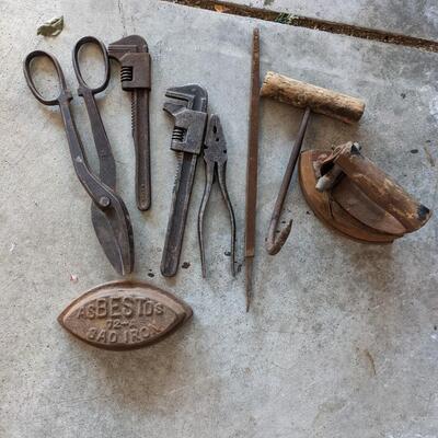 Antique tool, iron lot