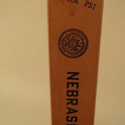 Vintage University of Nebraska Kappa Epsilon Alpha Psi Chapter Fraternal Paddle (1957)