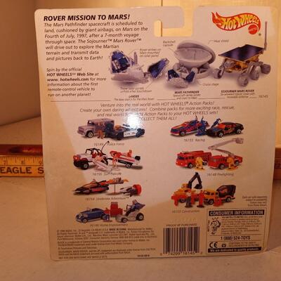 1996 NIB unopened Hot Wheels Action Pack JPL Sojourner Mars Rover -- upld 1/29