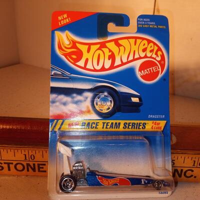 95 Hot Wheels Race Team Series Dragster #278 NEW ON CARD B49 -- upld 1/29