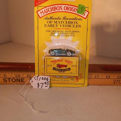 Matchbox Series, A Moko Lesney, No 19 Midget Car, Green --  upld 1/29