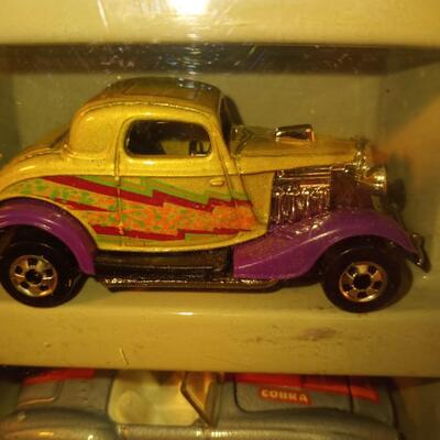 VTG NIP Hot Wheels Mattel 25th Anniversary Ford 5 Pack Silver Anniversary Cobra -- upld 1/30