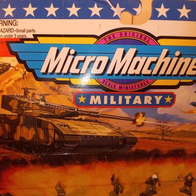 Vintage Micro Machines Military #23 Combat Troops Mini Soldiers Figures 1996 New -- upld 1/30
