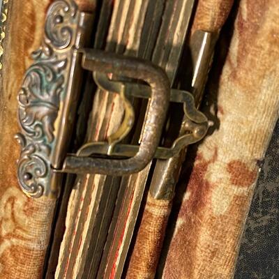 Antique photo album late 1800s.
