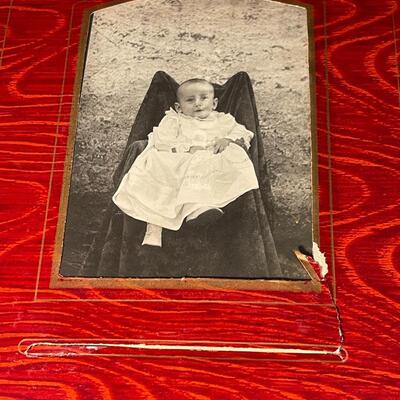 Antique photo album late 1800s.
