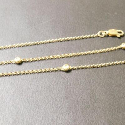 10K Gold Box Link Chain Approximately 4.9
