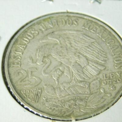 1968 Mexican 25 Pesos Silver Olympic Coin Possible Uncirculated Grade