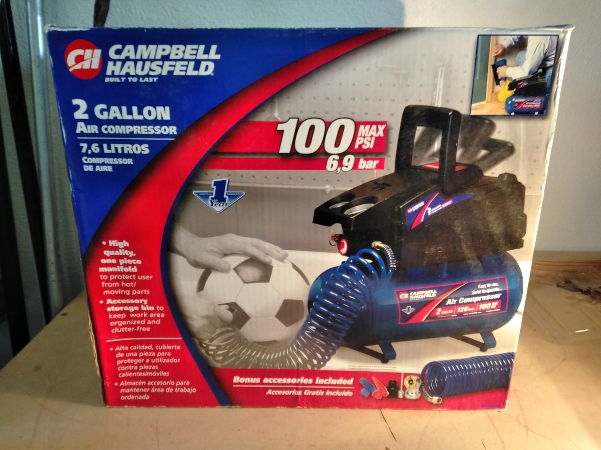 Campbell hausfeld 2 gallon on sale air compressor