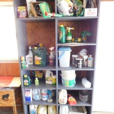 Entire Contents Garden Related Sprays, Cleaners, Etc (Shelving NOT included)