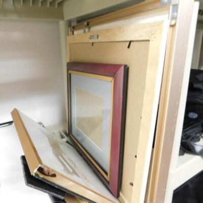 Assortment of Large Picture Frames Shelf #1