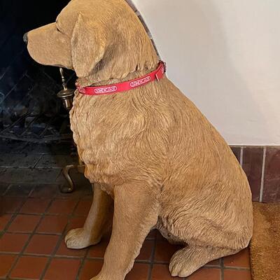 Lot 5 Life Size Golden Retriever SandiCast Resin Perfect Pet