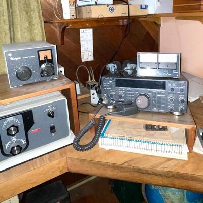 Lot 17 Short Wave Ham Radio Equipment Tranceiver Tuner