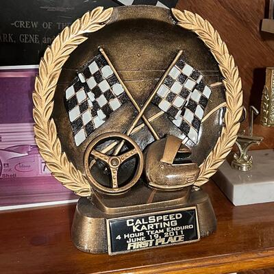 Lot 18 Auto Racing Trophies & Plaques Horizon Racing Sports Car Club