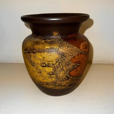 Lot 25 Royal Haeger MCM Vase Made in USA Mottled Glaze 5.5" Tall