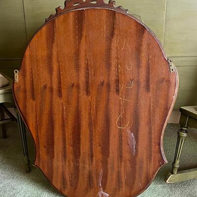 Lot 29 Wall Mirror Bedroom Wood Frame Victorian Style Bow Fret Work