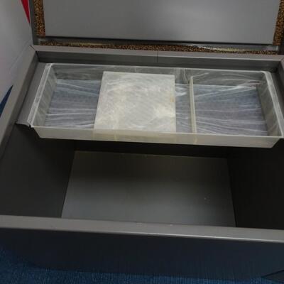 LOT 524. TWO VINTAGE FIRE RESISTANCE FILE VAULT