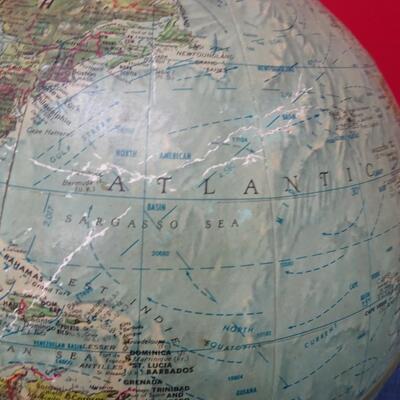 LOT 525. REPLOGLE  LAND AND SEA  12" GLOBE