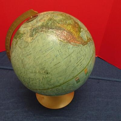 LOT 525. REPLOGLE  LAND AND SEA  12" GLOBE