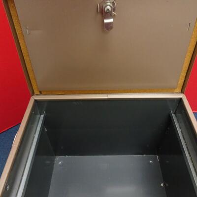 LOT 527. VINTAGE FIRE RESISTANT BOX