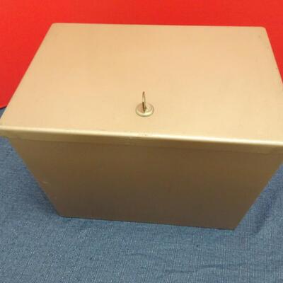 LOT 527. VINTAGE FIRE RESISTANT BOX