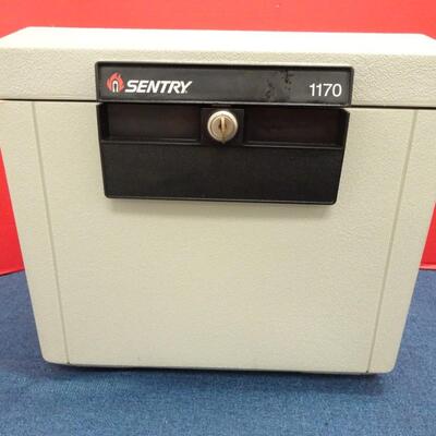 LOT 528. SENTRY MODEL 1170 FIRE RESISTANT FILE BOX