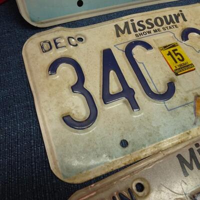 LOT 539. COLLECTION OF LICENSE PLATES