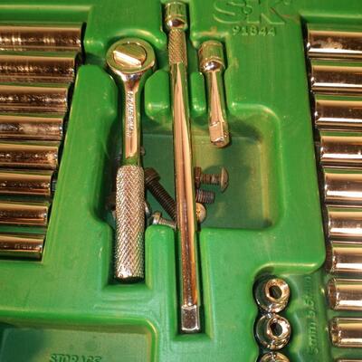Vintage 1/4 Inch Drive SK Socket Set 91844 upld 1/26