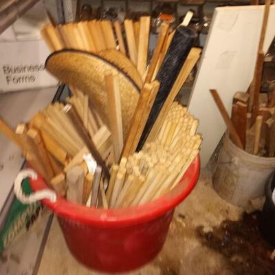 various small pieces of lumber