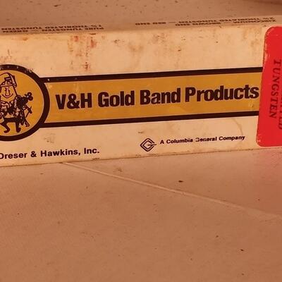 V&H Gold Band Products 1/8x7 2% Thoriated Tungsten Electrodes upld 1/28