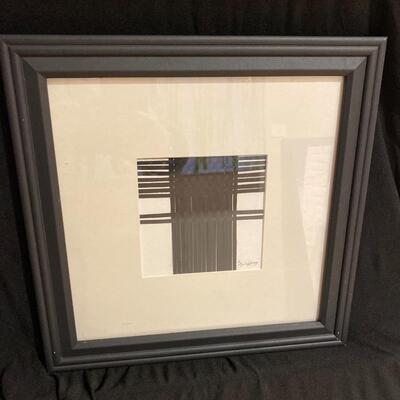 "Missing Slates" Watercolor Weaving