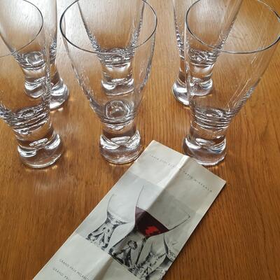 Set of 6 Iittala Glassworks Beer Glasses