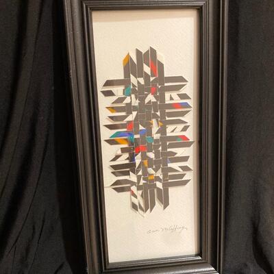 Original Watercolor Weaving