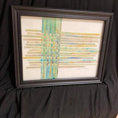 Original Watercolor Weaving